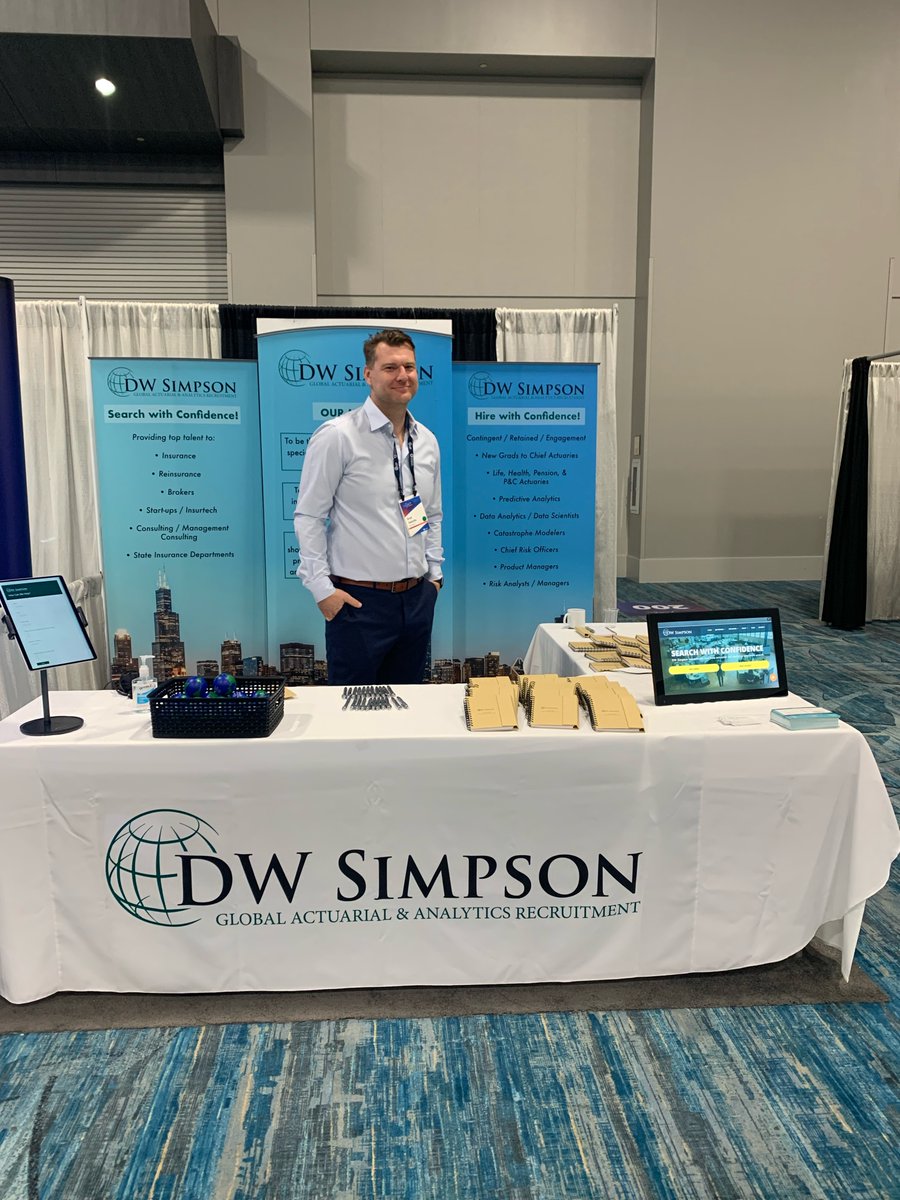 dwsimpson's tweet photo. DW Simpson is excited to be at SOA ImpAct! Don’t forget to stop by booth 203! #SOAImpAct #actuary #actuaries https://t.co/bVLb44gGUn