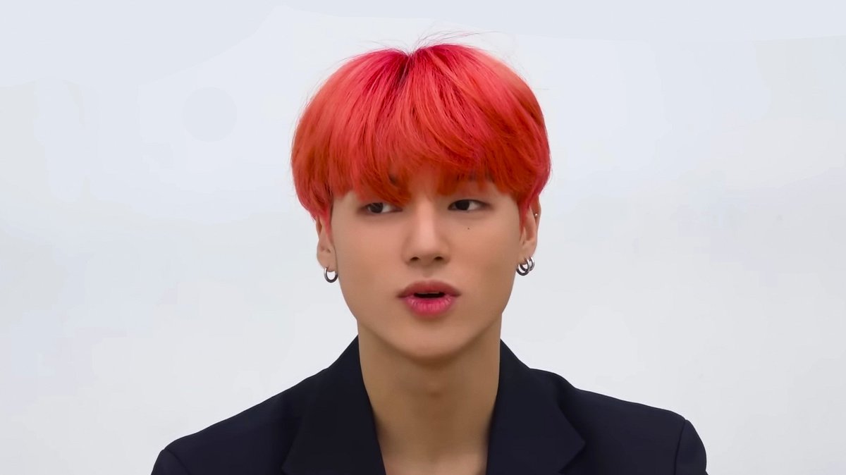 jwyloveclub's tweet photo. pretty wooyoung with his pretty red hair 🍒 https://t.co/WEK5o5XA4c