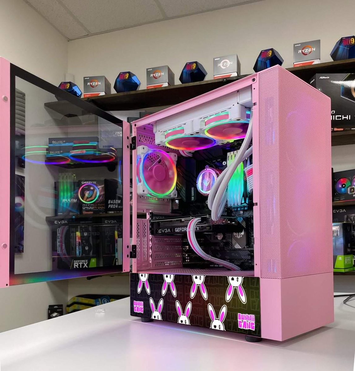 bunniigang's tweet photo. @pc_rgb X @bunniigang LOOKING TO REP THE GANG ON YOUR PC?! GET OVER TO https://t.co/CJP9DcbLX8 TODAY!!! THE BUNNIIGANG PSU SHROUDS ARE AVAILABLE NOW!!! #RGBCUSTOMPC #BUNNIIGANG #HOPWITUS https://t.co/29kmSEzany