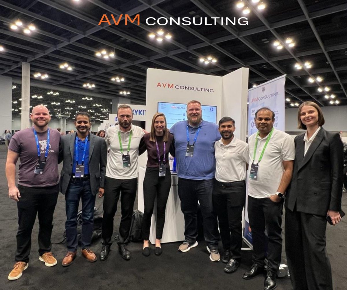 AvmConsulting's tweet photo. Exciting two days at Dash 2022! Last week, we met with industry leaders' current and future clients to discuss their pressing issues and ways to mitigate them.
.
.
#avmconsulting, #avm #dash #dash2022 #datadog #datadogpartner #customersuccess #datadogscaling #customintegration https://t.co/rXpHqYylgT