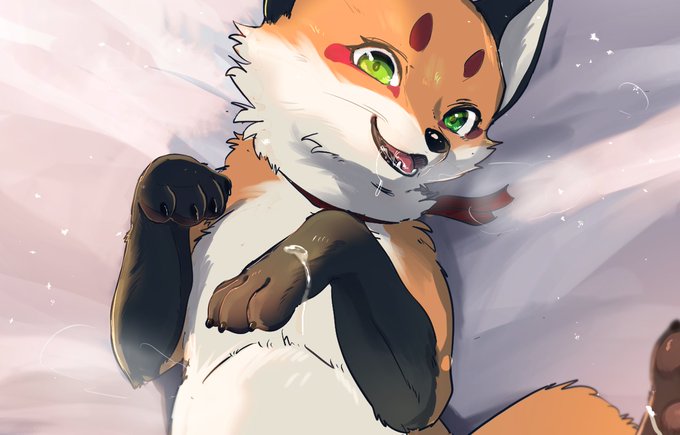 【イラスト】お狐様とよつあしえっち/Momou@ももう|あの作者のケモエロ漫画が読みたいプロジェクト|https://t.co/xN3R2PvbLn 