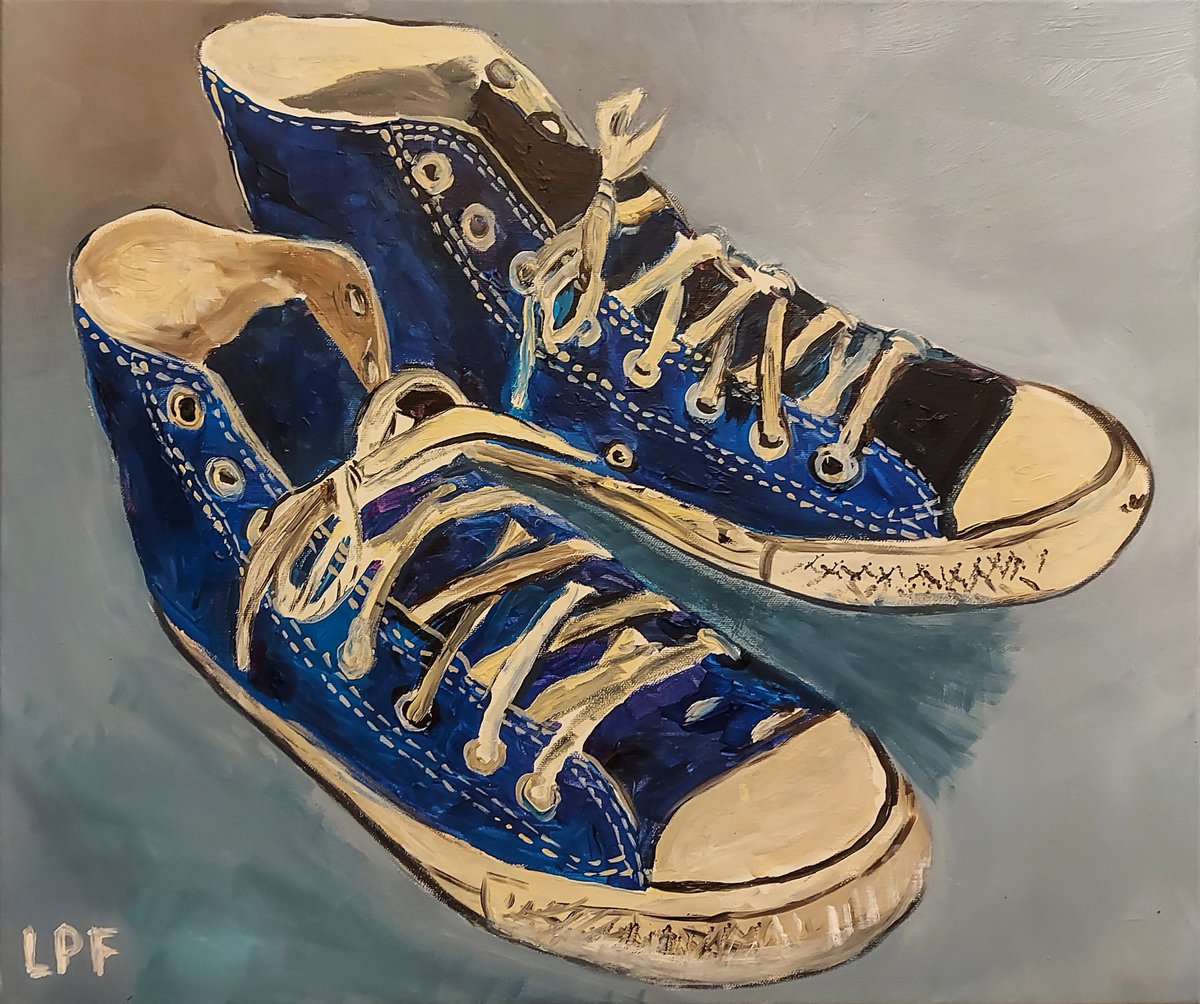 LePeintrFou's tweet photo. The latest painting by LPF
Old sneakers blues
Acrylics on canvas
55x46cm
keep walking!
#expressionnism #stilllife #naturemorte #abstract #figurative #art #painting #acrylics #gallery #contemporary #artist #Liquitex #Cultura #Dalbe #Popart #peinture #tableau https://t.co/r9UNopvnIA