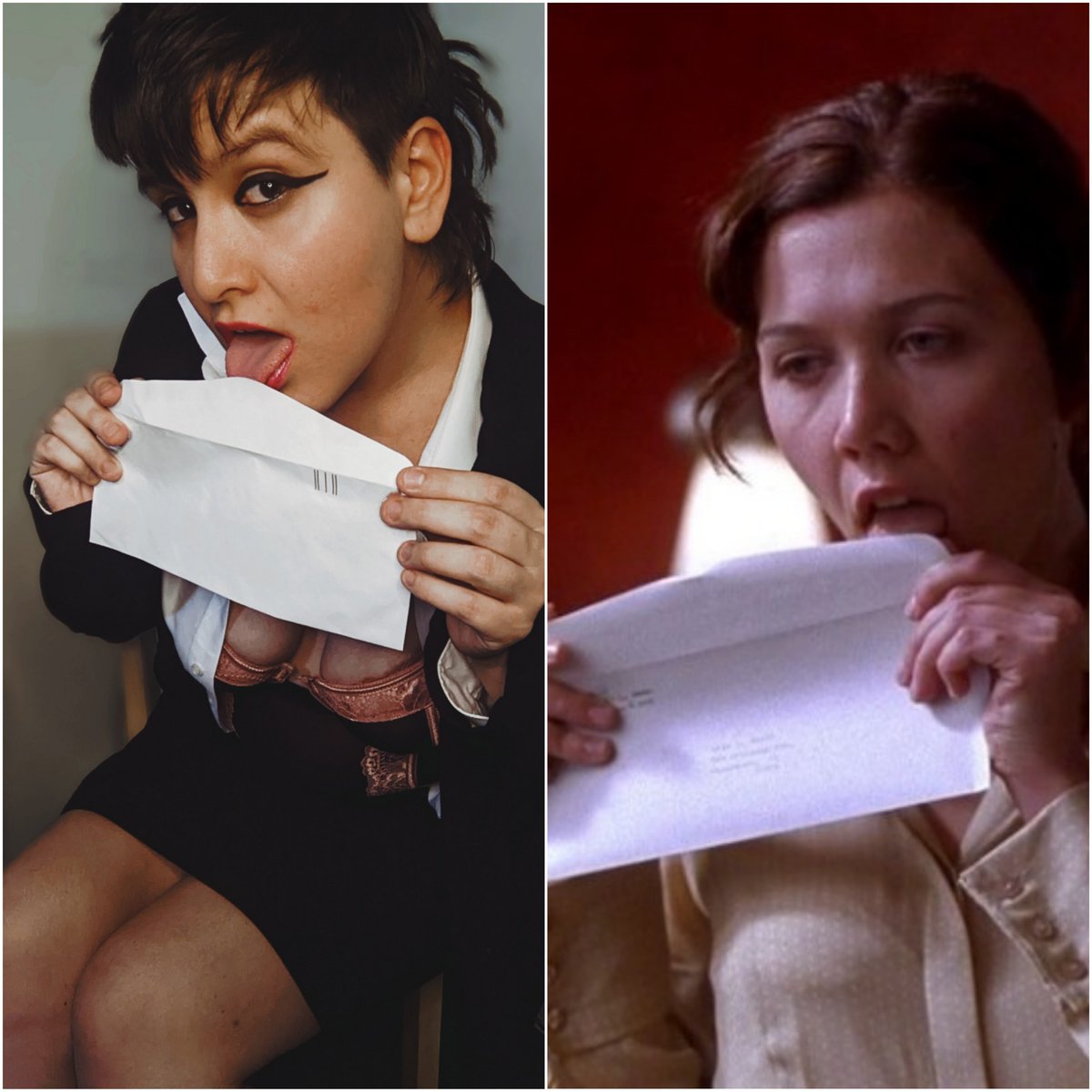 subpixie420's tweet photo. Inspired by one of my favorites, Secretary; 2002
What's your favorite sexy/kinky movie?🖋️ https://t.co/A8ZyD30Jm1
