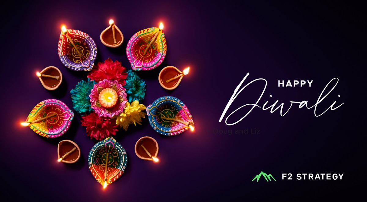Wishing our community a happy and prosperous Diwali from F2 Strategy! May this time bring in your life joy and health for you and your loved ones.