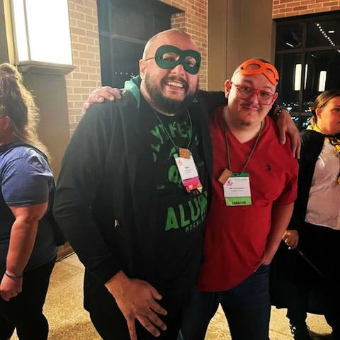 TherapyInPlay's tweet photo. Tim and Dr. Quinones had a great time at the APT conference but today is a day for self-care and recuperation. All the juicy details of the conference coming at you this week! https://t.co/7d45tKopDr