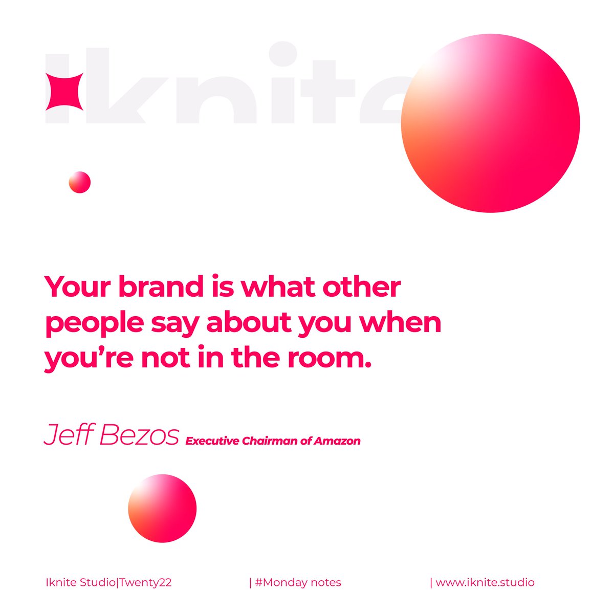 IkniteStudio's tweet photo. What do people say about you when you are not in the room?
#mondaynoteswithiknite.

#iknitestudio #creatives #Branding #uiuxdesign #productdesign https://t.co/M5WpLKY0rr