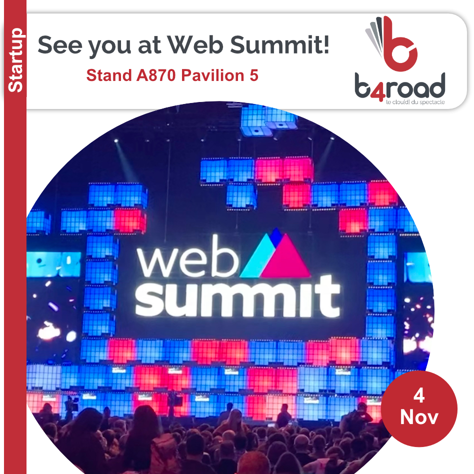 b4road's tweet photo. [#WebSummit] We're so happy to announce that we're participating at @websummit 2022, in #Lisbon ! 

👥Come meet the b4road team at Stand A870, Pavilion 5.

So grateful to our partners for their support @businessfrance  @Bpifrance  @FrenchTechGP  @FrenchTechCtral https://t.co/idPP2kBfVV