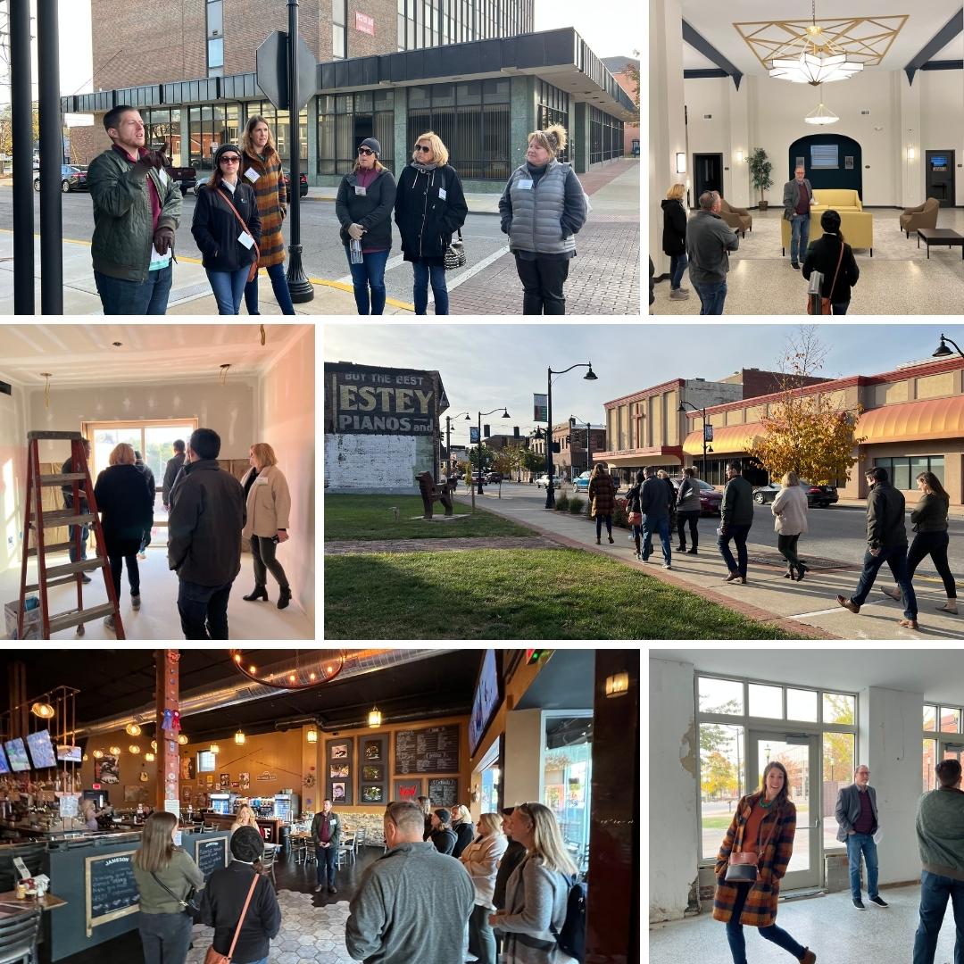 ULIStLouis's tweet photo. What a great time on our walking tour of Belleville! We toured several redevelopments - thank you @Bywater_Dev, Copperfire, Tygracon - and learned about the Belleville Mural Project. As Renae Eichholz said: It only takes one person to make an improvement, and another, &amp; another. https://t.co/TgPj4pVN8m