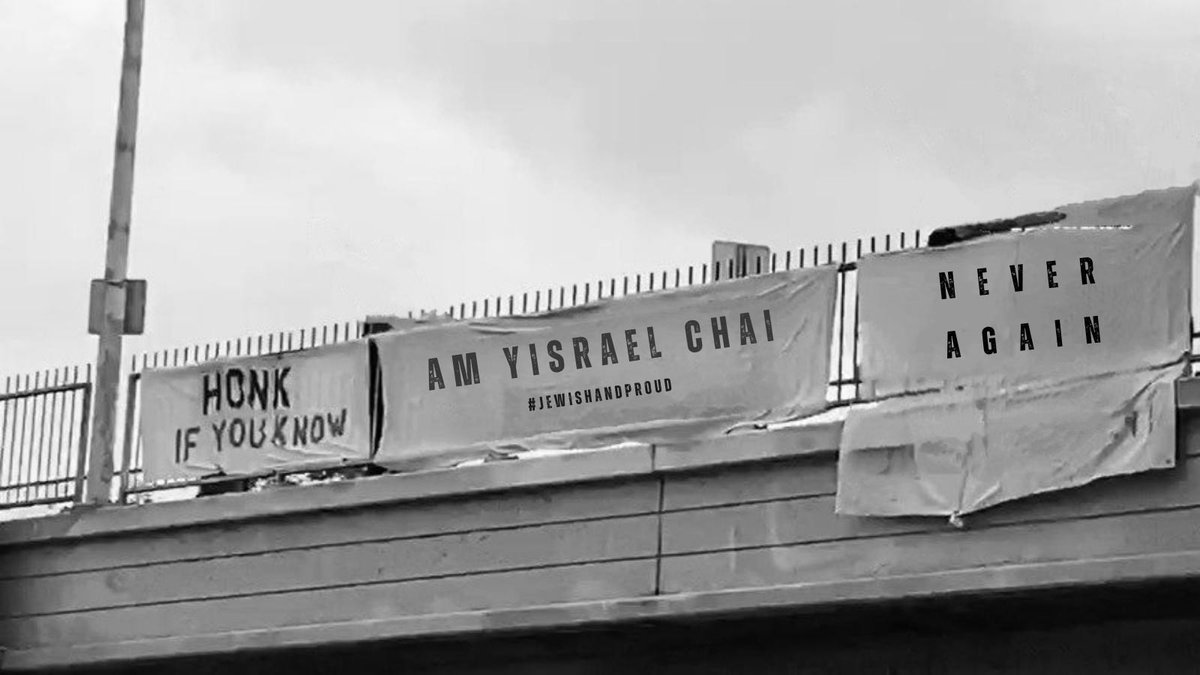 Honk if you know: Am Yisrael Chai #JewishAndProud