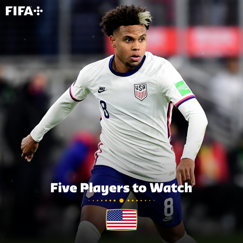 FIFAWorldCup's tweet photo. The most star-stacked squad in the @USMNT's history will take to the pitch at #Qatar2022 🇺🇸

A look at some of the talents who will represent the Stars and Stripes at the #FIFAWorldCup ⤵️