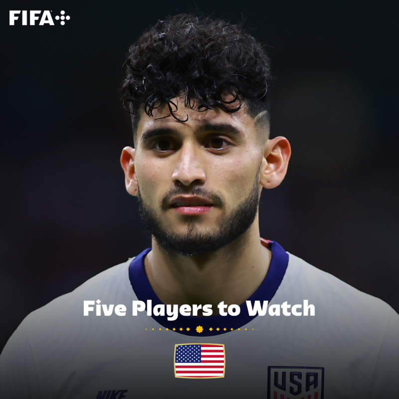FIFAWorldCup's tweet photo. The most star-stacked squad in the @USMNT's history will take to the pitch at #Qatar2022 🇺🇸

A look at some of the talents who will represent the Stars and Stripes at the #FIFAWorldCup ⤵️