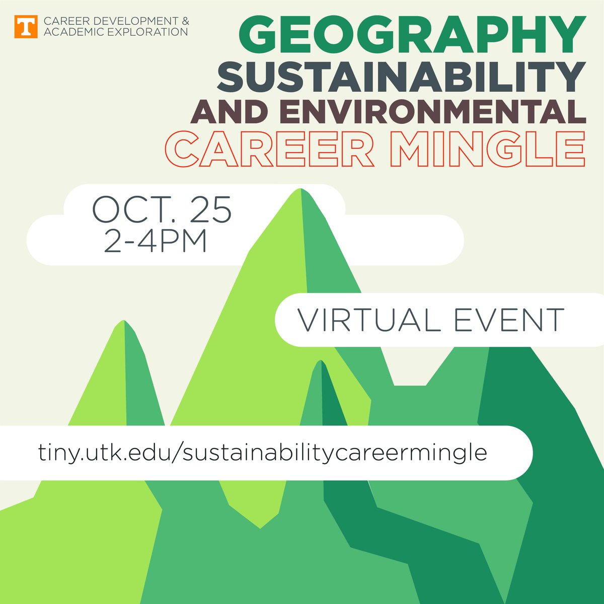 Come out tomorrow for the GSE Career Mingle. This is your chance to talk with employers of this field on a more personal level. #utkstudentsuccess