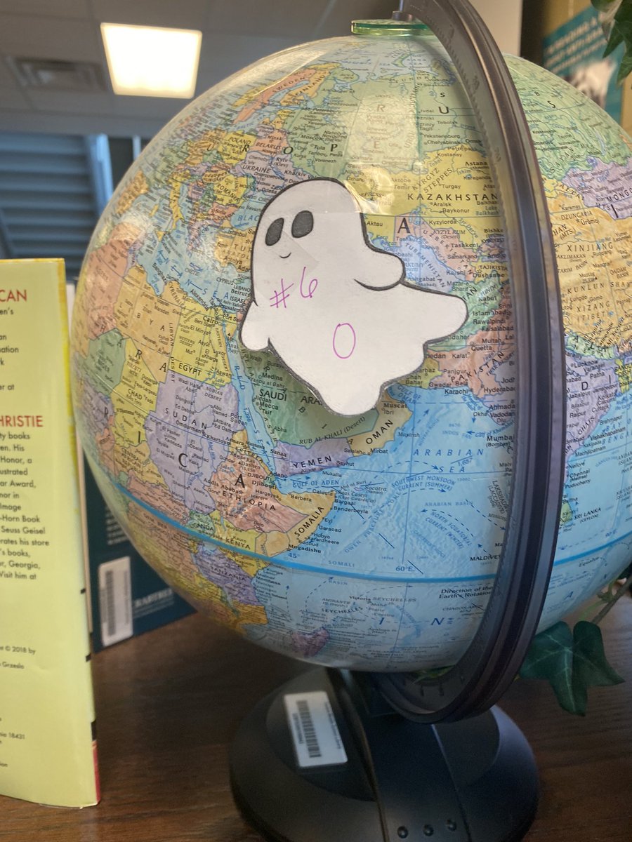 WISDCentralLib's tweet photo. Ghost scavenger hunt in the library starting Tuesday! https://t.co/nUqGcKf6im
