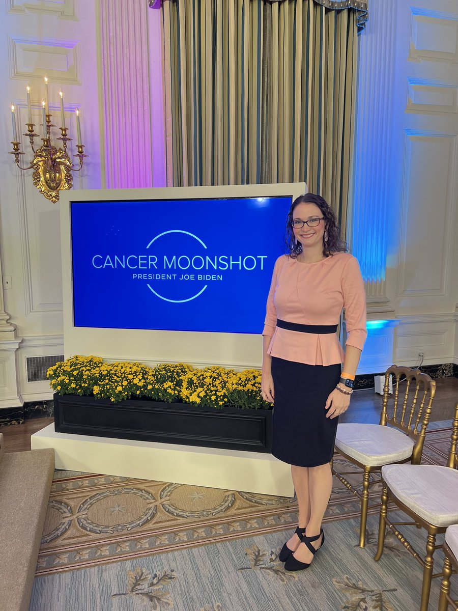 So grateful to be a part of this historic event and excited to get to work for my patients with #BreastCancer #CancerMoonshot @BreastCancerRT @ACS_Research @FLOTUS @arifkamalmd @ONealCancerUAB @uabmedicine