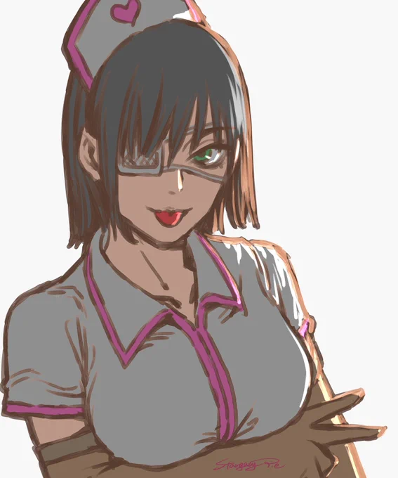 ナースな姫パイの落描き #chainsawman #チェンソーマン 