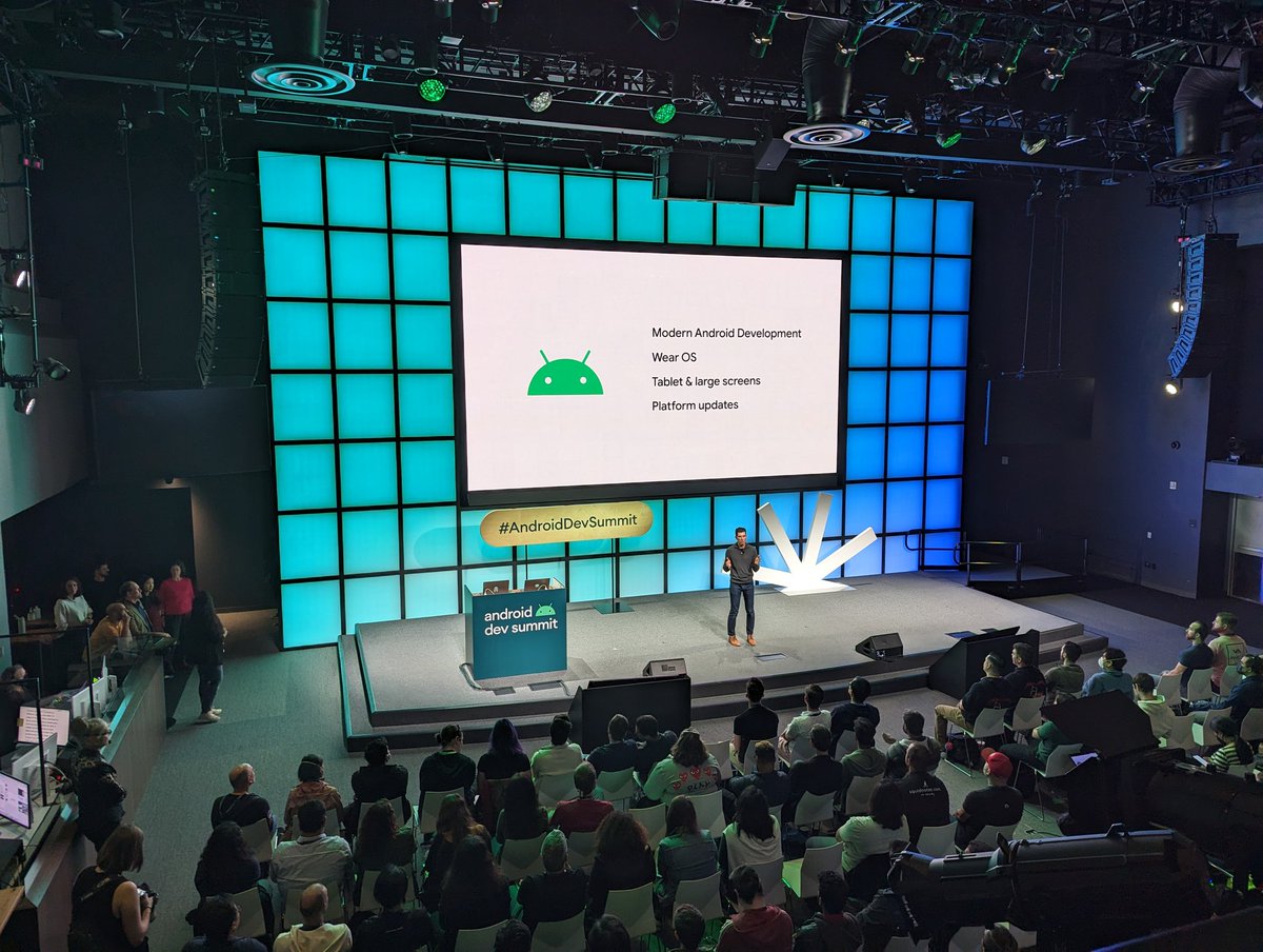 Tune in! #AndroidDevSummit is happening right now :)