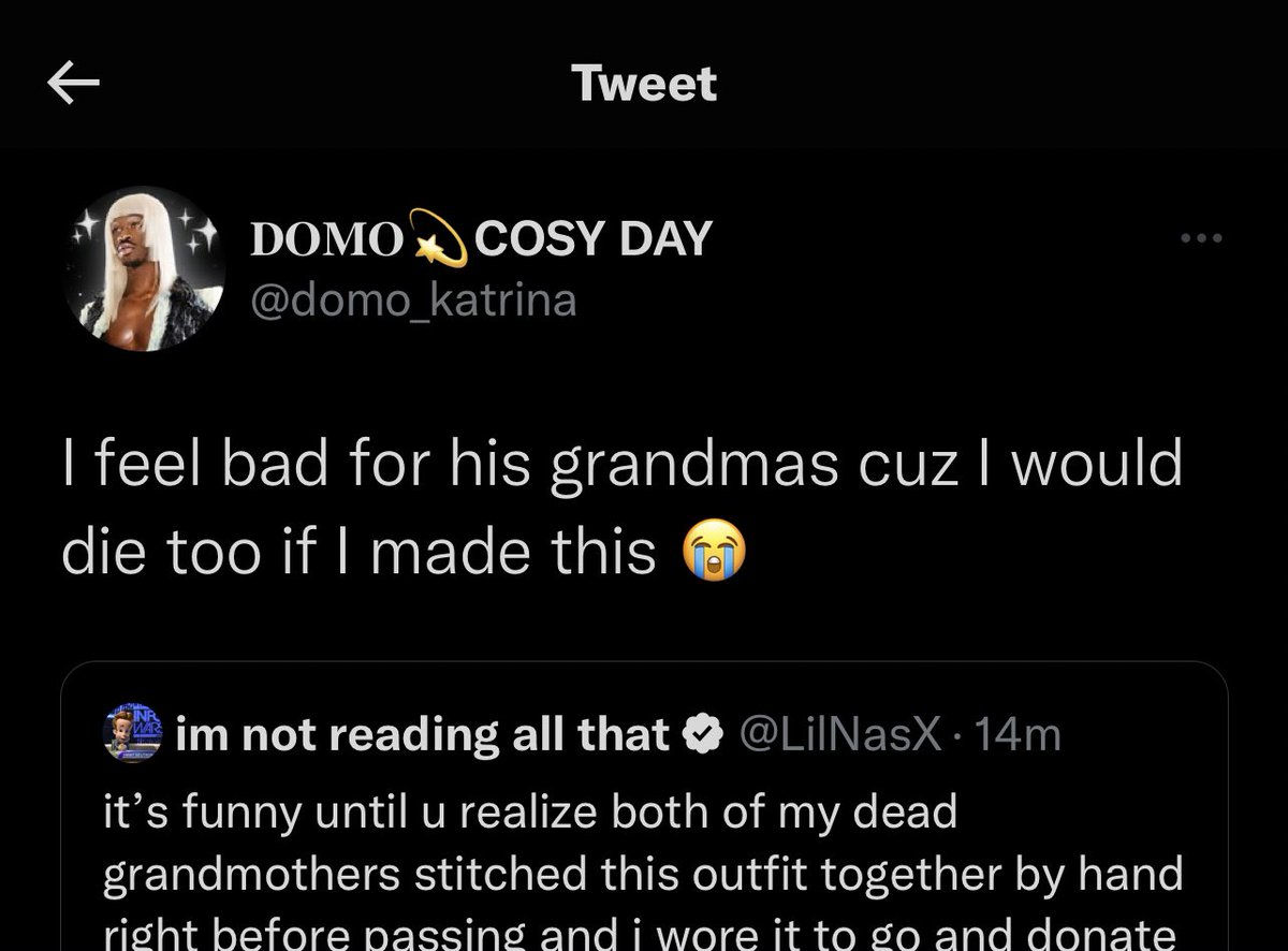 LilNasX's tweet photo. https://t.co/LtBH1pYQtA