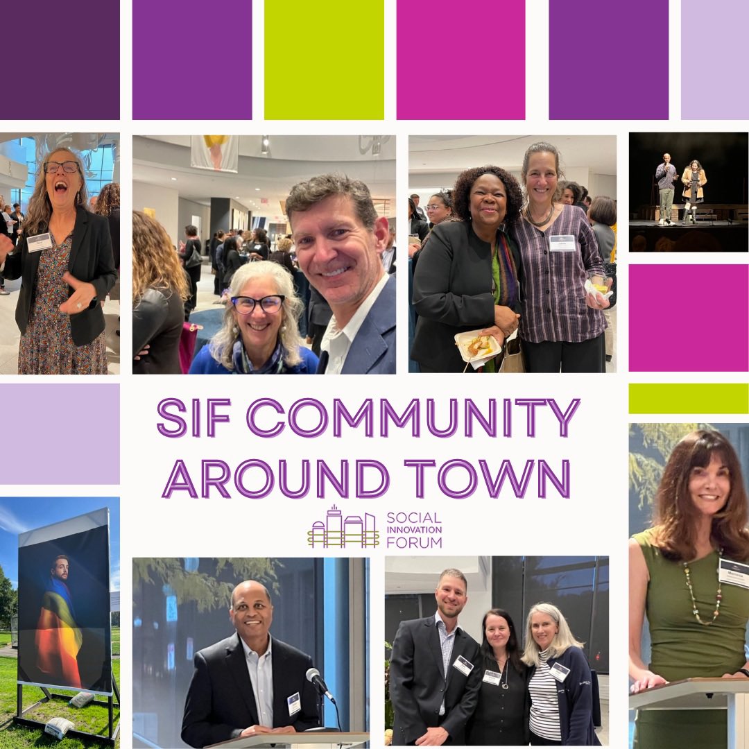 Susan Musinsky, Executive Director, celebrates the joy of being all around town. She connected with many folks of the SIF community in many places throughout Boston! 

📸: Photos captured by Susan