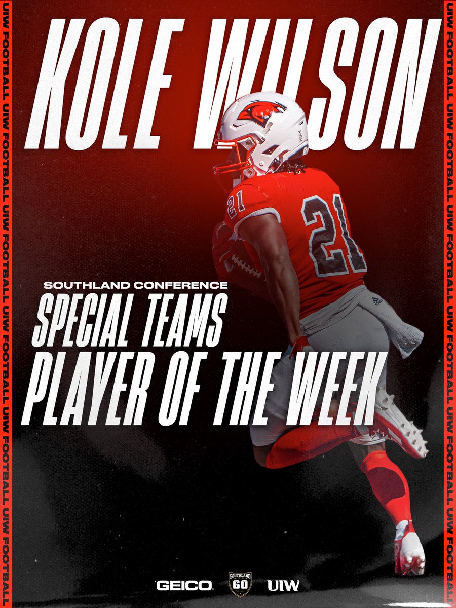 Kole Wilson is this week's @GEICO @SouthlandSports Special Teams Player of the Week after a record breaking game‼️🚨 #TheWord @kolew1lson