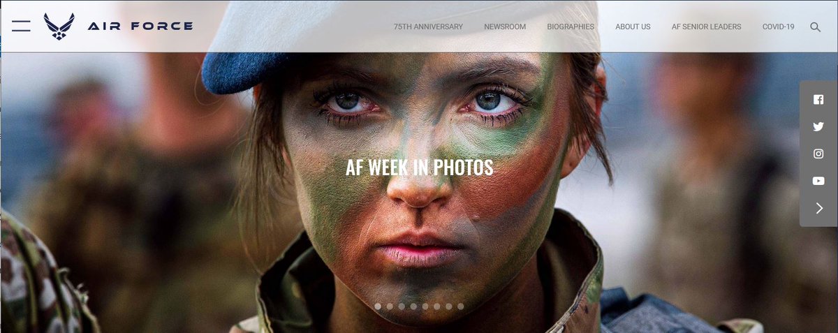MediaFusion_LLC's tweet photo. We have some of the best #photographers and #videographers in the industry. Last week, Media Fusion photographer Trevor Cokley's photo, at the @AF_Academy, was selected @AirmanMagazine's Cover photo. Trevor's #dedication to his craft comes through in all of the images he produces https://t.co/FF5kuI7a1A