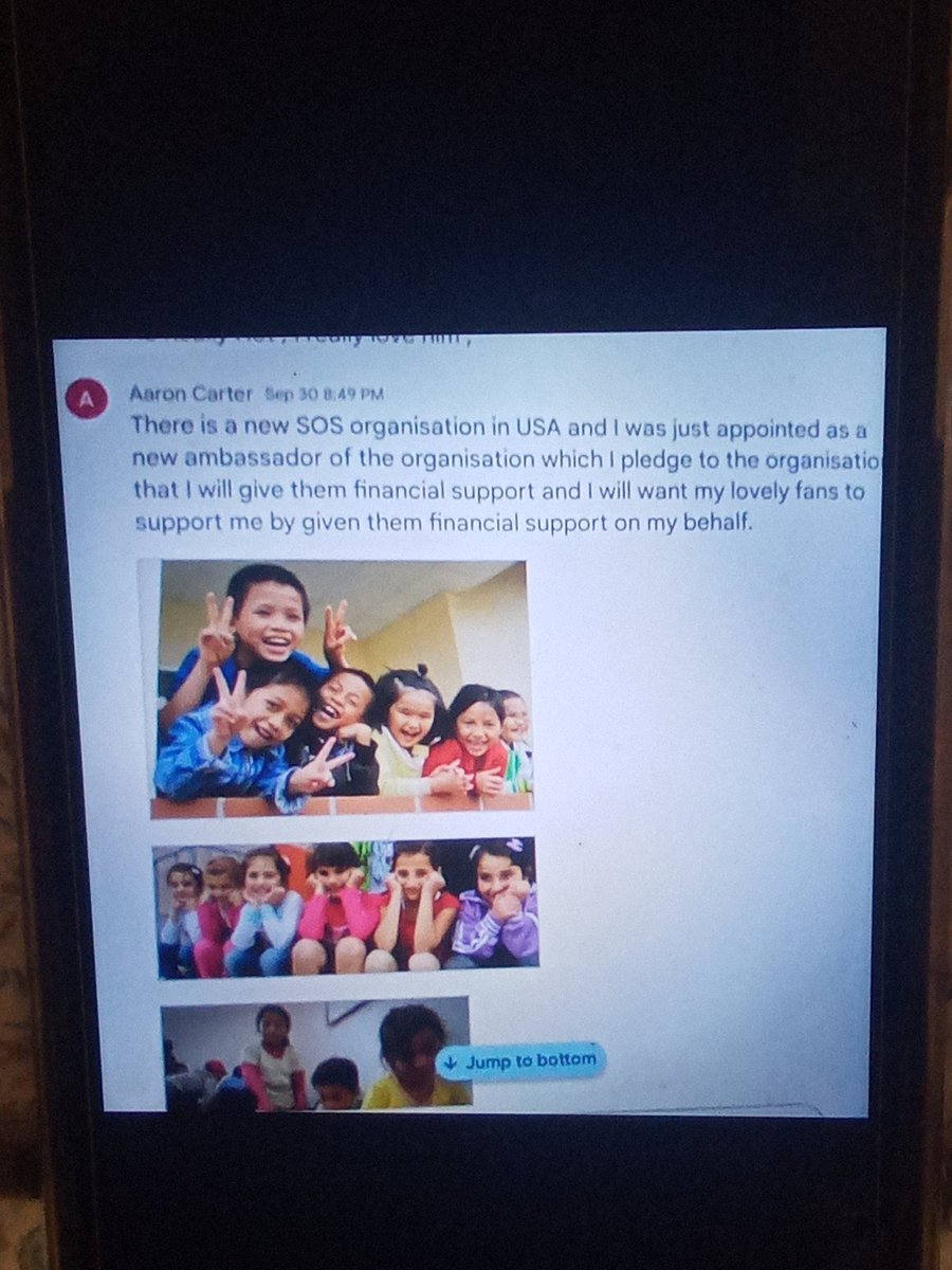 WwwShawna's tweet photo. @jtg130 @FeelFreeToPanic @Rue_Crossing @KellKell_MUSIC @aaroncarter This Too ,  😱 Can anyone Reach them to let Them Know Aaron is Claiming to Be their #DonationEmbassador.  Yes I DO KNOW ITS Another LIE,  but  @SOSChildrenUSA Need's be Aware of this issue #DontDonate to #AaronCarter  #MoreScams #MissingDogs https://t.co/HEhNOjNeZI