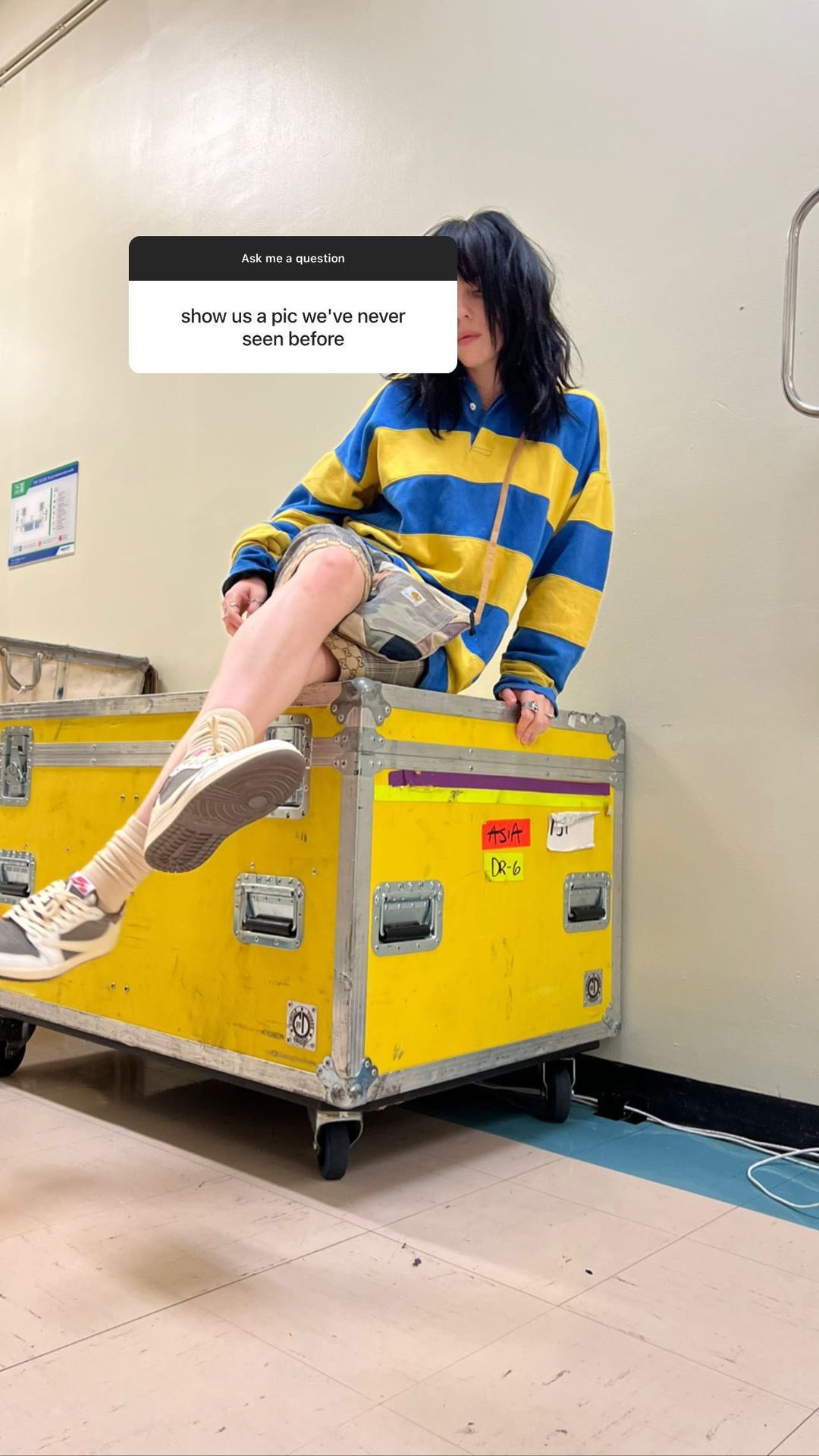 Billie Eilish Tours on Twitter "Billie via her Instagram story! 🤍