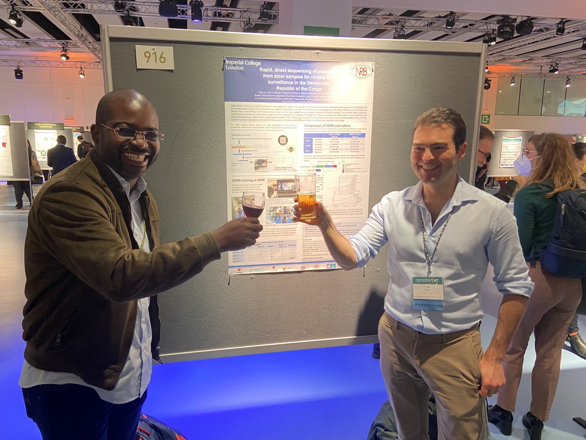 Nick Grassly (@vaccineepi) on Twitter photo It’s world #polio day and a wonderful opportunity to share our work on faster poliovirus detection with <a href="/BillGates/">Bill Gates</a> <a href="/trevormundel/">Trevor Mundel</a> and Chris Karp
Congrats <a href="/AlexShaw_AS/">Alex Shaw</a> <a href="/PlacideMbala/">Placide Mbala</a> <a href="/labgenpath/">Pathogen Genomic Lab - INRB</a> and the polio sequencing consortium It’s world #polio day and a wonderful opportunity to share our work on faster poliovirus detection with <a href="/BillGates/">Bill Gates</a> <a href="/trevormundel/">Trevor Mundel</a> and Chris Karp
Congrats <a href="/AlexShaw_AS/">Alex Shaw</a> <a href="/PlacideMbala/">Placide Mbala</a> <a href="/labgenpath/">Pathogen Genomic Lab - INRB</a> and the polio sequencing consortium