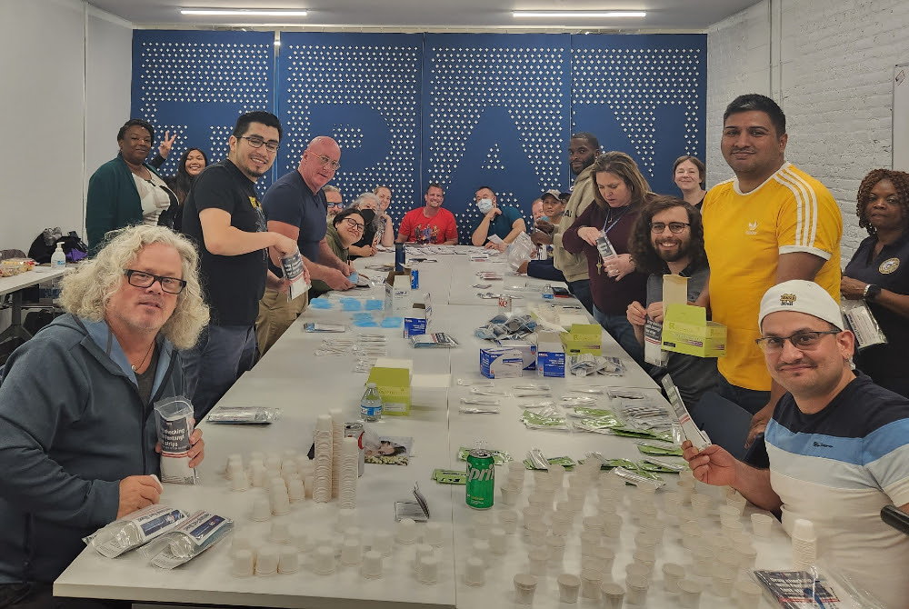 Thank you to the volunteers and staff who came in to create fentanyl test strip packets. Hundreds of packets were created to be distributed to the community. We also had a lot of fun! If you are interested in volunteering for TPAN, please sign up. bit.ly/3sepKML