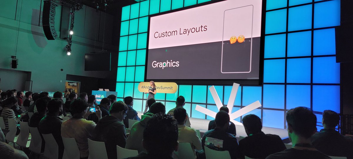 navczydev's tweet photo. #AndroidDev Custom layouts with @anomisSi #androiddevsummit22 https://t.co/S5c2rNJ8Nc