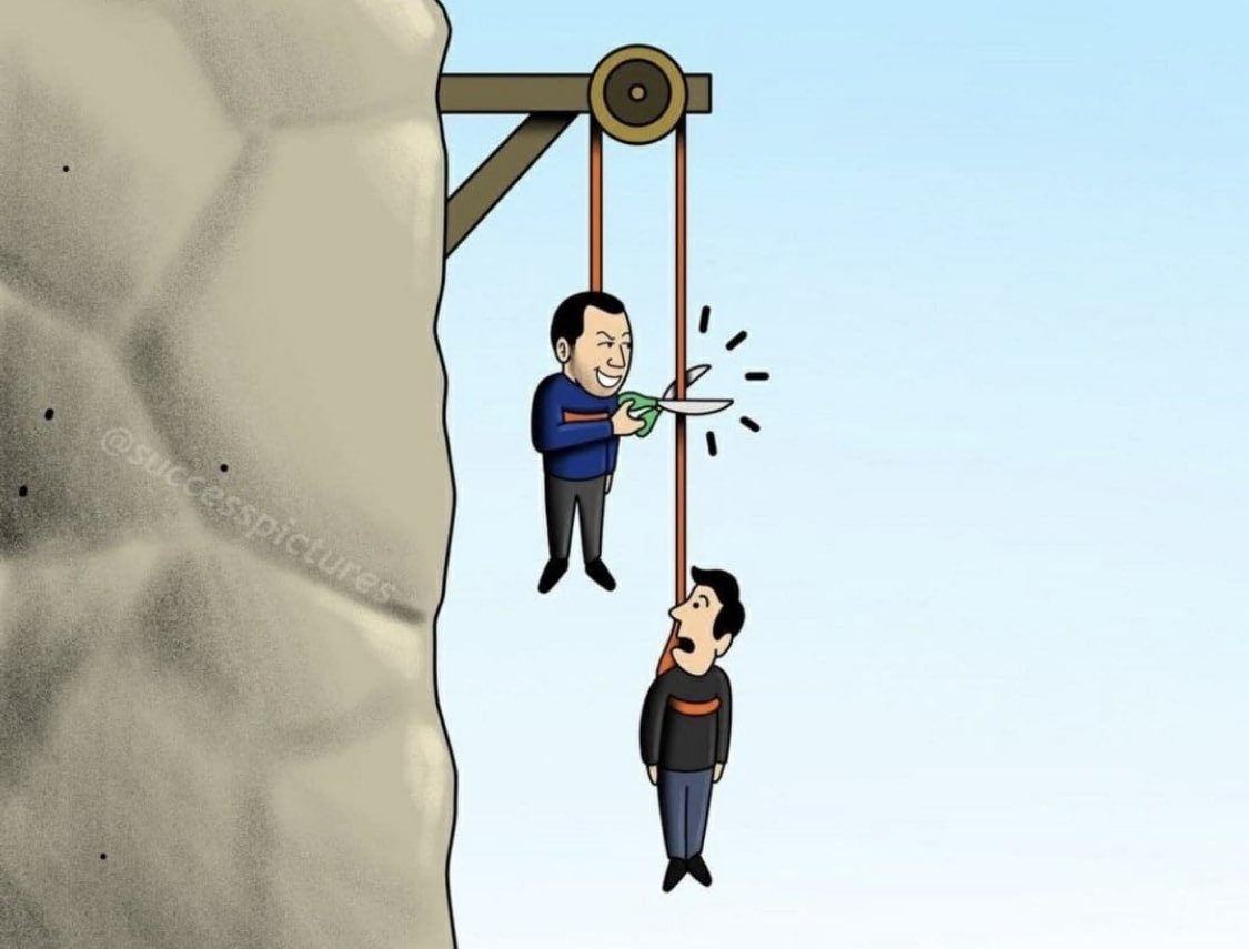 توقف عن أذية غيرك .. فأنت بالواقع لا تؤذي إلا نفسك !