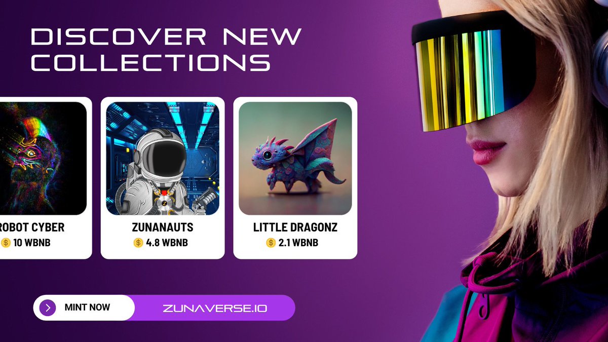 zunaverse_io's tweet photo. We’re working to become the #bsc hub for all things non fungible.

Multiple bep20 integrations, the best tools for #nftcreators and buyers plus unique features never seen before.

#building a better #NFTMarketplace https://t.co/fBDjc2t1ZY