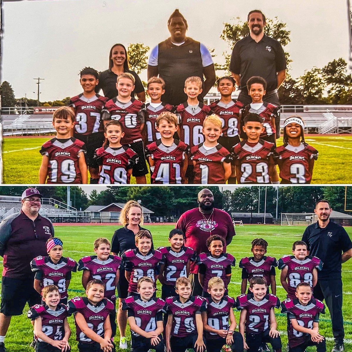 BethelSports's tweet photo. Some awesome news from the world of Bethel Youth Football….
Both of the Bethel U6 and U7 Football programs will be defending their home turf this Sunday and hosting the first round of playoffs in pursuit of a Championship!

U-6 is at 9 followed by u-7 at 10:30!  GoWildcats! https://t.co/xLMi7p9DXo