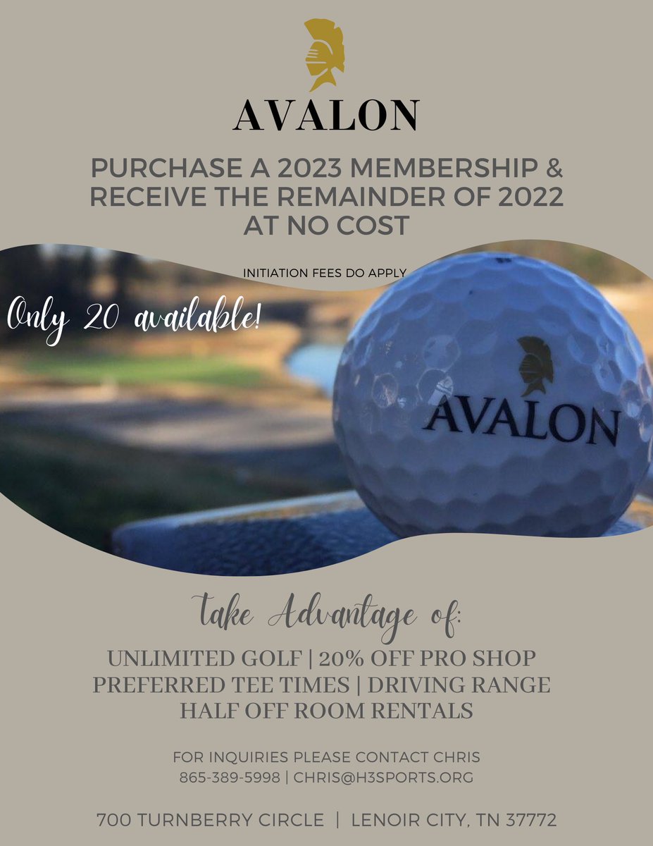 2 months FREE if you join for 2023! Hurry, only 20 spots to sell! 865-389-5998/chris@h3sports.org 
<a href="/h3sportsusa/">H3 Sports</a>