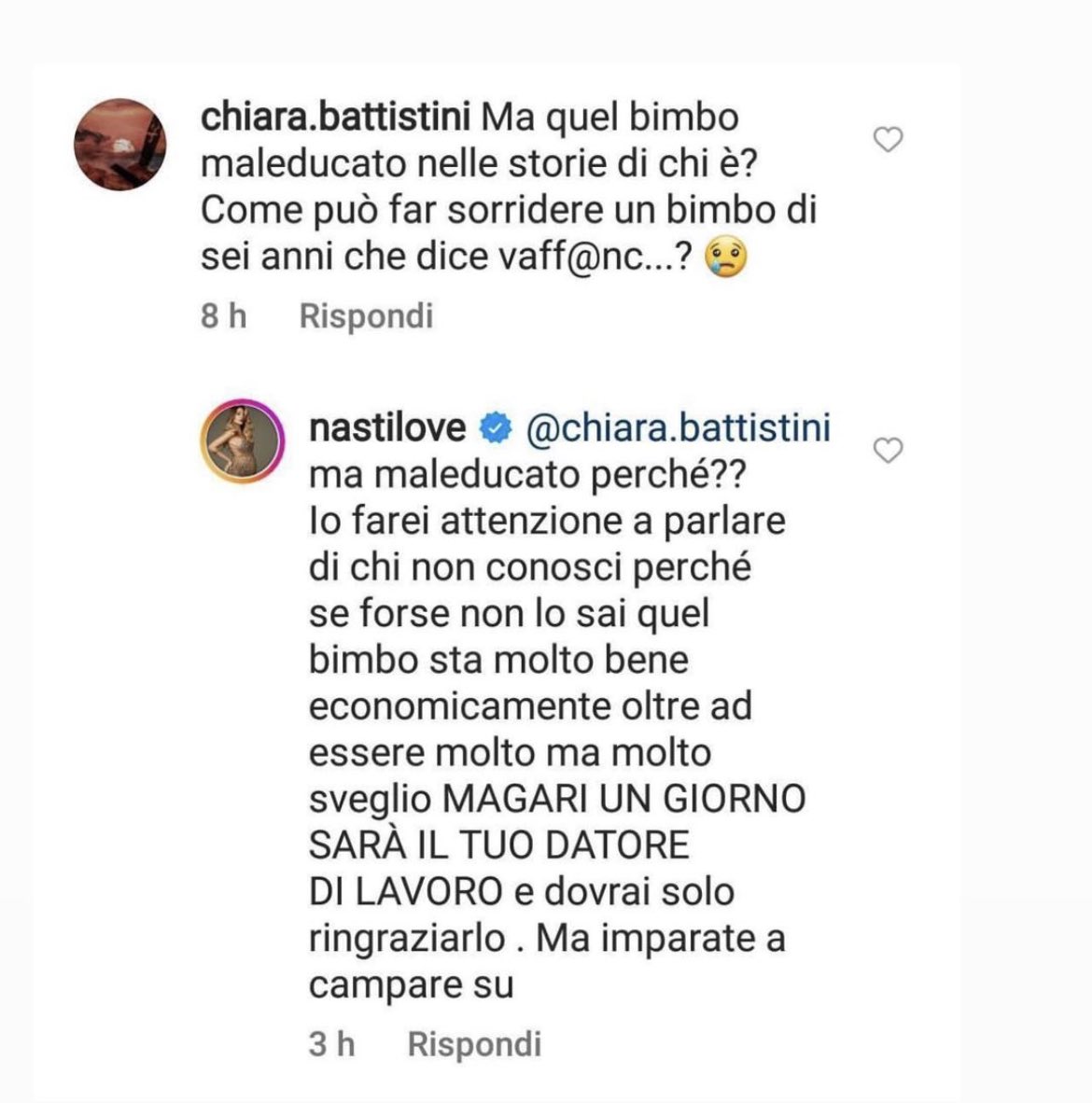 adtoomuch's tweet photo. Madonna il terrore che mi fa Chiara Nasti genitore di qualcuno https://t.co/VnlzHMFx1J