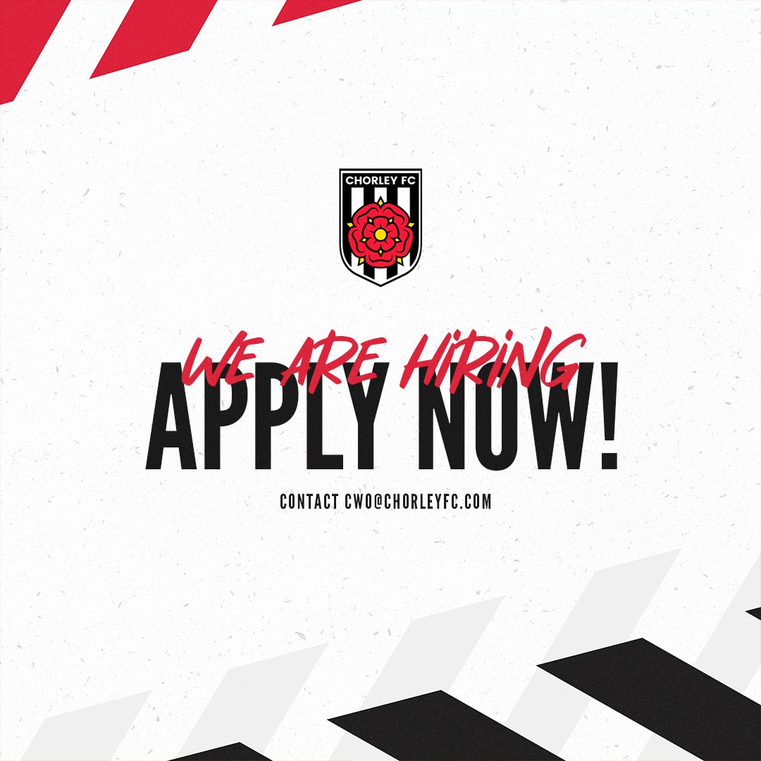 ChorleyFCYouth's tweet photo. 🚨 Become a volunteer coach for one of our @AdlingtonLaw Junior Academy teams (part of the @hgsportswear Player Pathway) and work alongside UEFA B coaches in the @jpluk 💪

📧 cwo@chorleyfc.com for details 👍 https://t.co/pmIZfiLxnV