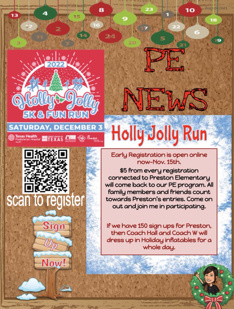 Have you signed up?  We currently have 45 participants from Preston! 

#ThePrestonPride #HearUsRoar