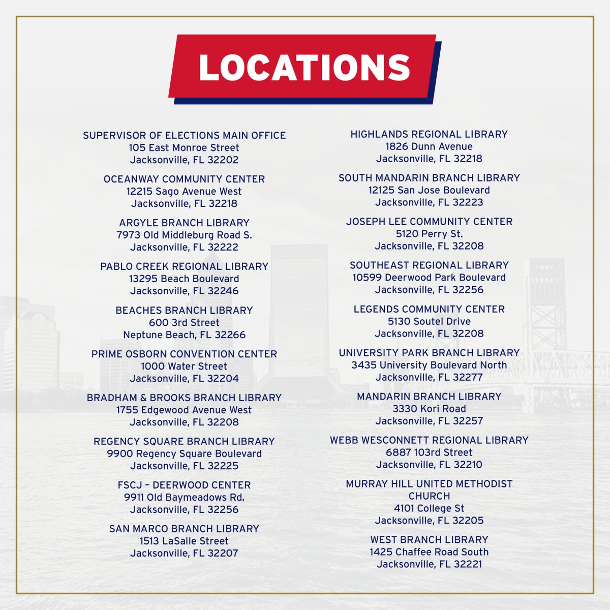 for_burton's tweet photo. Early voting is underway! Cast your early vote for #BurtonforSheriff! This is our once-in-a-generation opportunity to bring real change to the Jacksonville Sheriff’s Office. She’s a fighter w/24 years of experience &amp; a proven record of reducing violent crime. #LeadershipForChange https://t.co/v6aqEeeebD