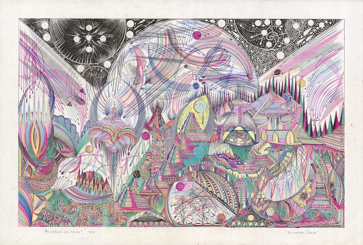 The Uruguayan gardener, Alexandro García, began to transcribe his ethereal visions following an encounter of the third kind

➡️ More artworks in redcollectors.com/collections/ch…
📱 +34 625 780 732

#gallery #alexandrogarcia #artista #pintura #ethereal #christianberstartbrut