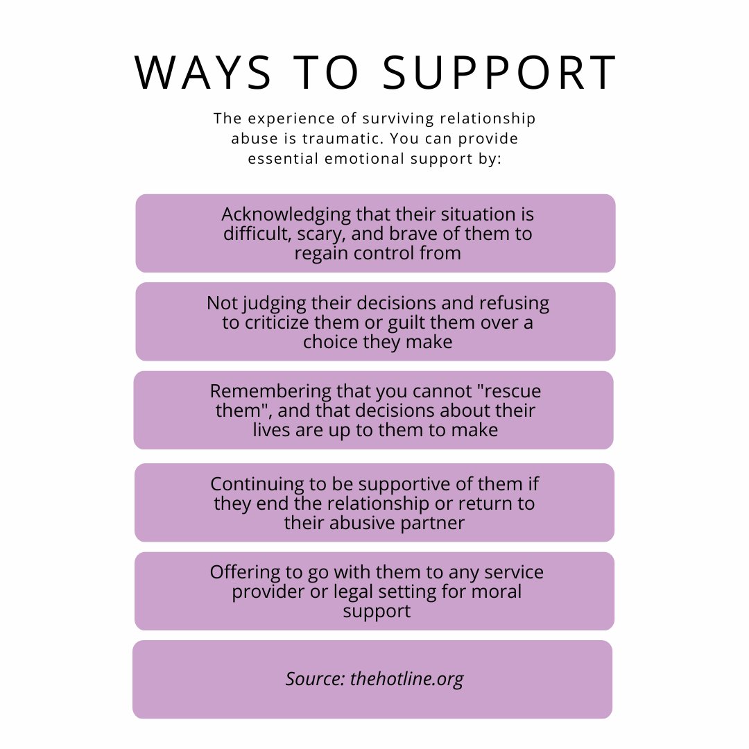 KWACares's tweet photo. If a friend, family member, colleague or neighbor confides in you that they are experiencing domestic abuse, there are ways you can help. You can provide essential emotional and material support by: https://t.co/4GJqL3qJmF https://t.co/ywWxZh75Ch