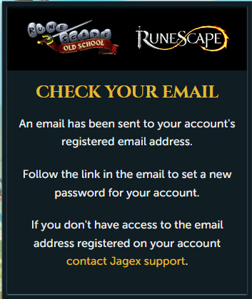 Supp0rtIt's tweet photo. @JagexSupport When I hit the recover account button I get an email sent anyways... 
plus it seems absurd that I would need to recover my account each time I want to change my password. https://t.co/Ub3dio5rKB