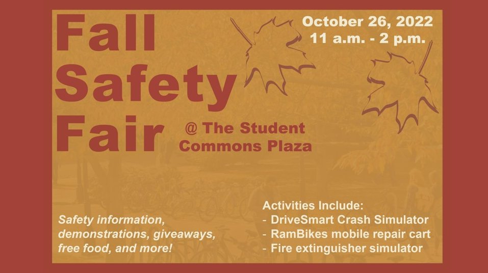 VCU Police (@vcupd) on Twitter photo 🍂Join us for the Fall Safety Fair on Oct. 26 from 11 a.m. - 2 p.m. @ the <a href="/VCUCommons/">VCU Commons</a> Plaza. We'll have free food, info & giveaways while supplies last. Questions? Contact Ofc. Murray @ crimeprevreq@vcu.edu #VCU #VCU26 #VCU2026 #VCU25 #VCU2025 #VCU24 #VCU2024 #VCU23 #VCU2023 🍂Join us for the Fall Safety Fair on Oct. 26 from 11 a.m. - 2 p.m. @ the <a href="/VCUCommons/">VCU Commons</a> Plaza. We'll have free food, info & giveaways while supplies last. Questions? Contact Ofc. Murray @ crimeprevreq@vcu.edu #VCU #VCU26 #VCU2026 #VCU25 #VCU2025 #VCU24 #VCU2024 #VCU23 #VCU2023