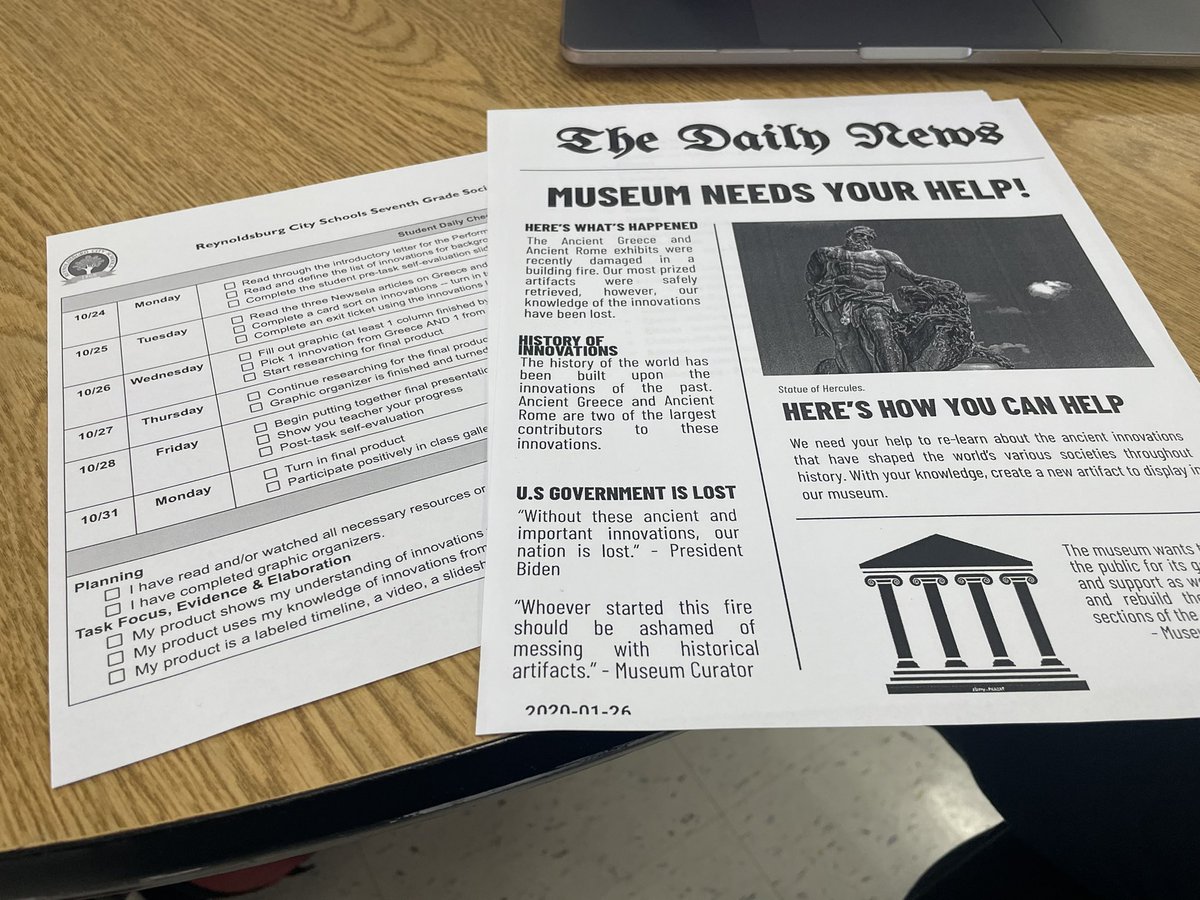 Mrs_Metzgar's tweet image. Love seeing #performancetasks in action! @RaidersofWRJH #reynproud