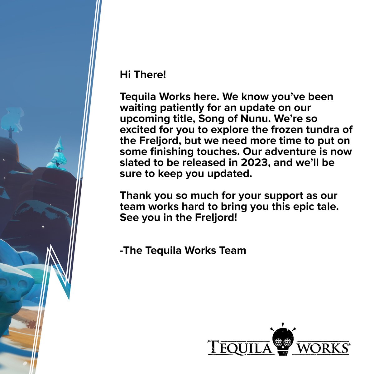 An update on Song Of Nunu ❄️