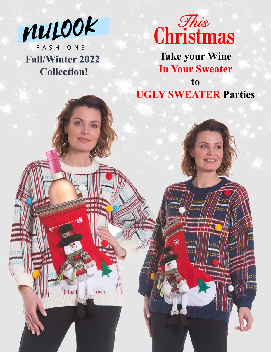 NuLookFashions's tweet photo. Grab all sizes ASAP!🎅
DM us or Email today to get prices and Inventory details. 

#nulookfashions#UglySweaters#HolidaySeason#Christmasseason#HolidayParties#uglysweaterparty#winter2022 https://t.co/IFBhKrYu75