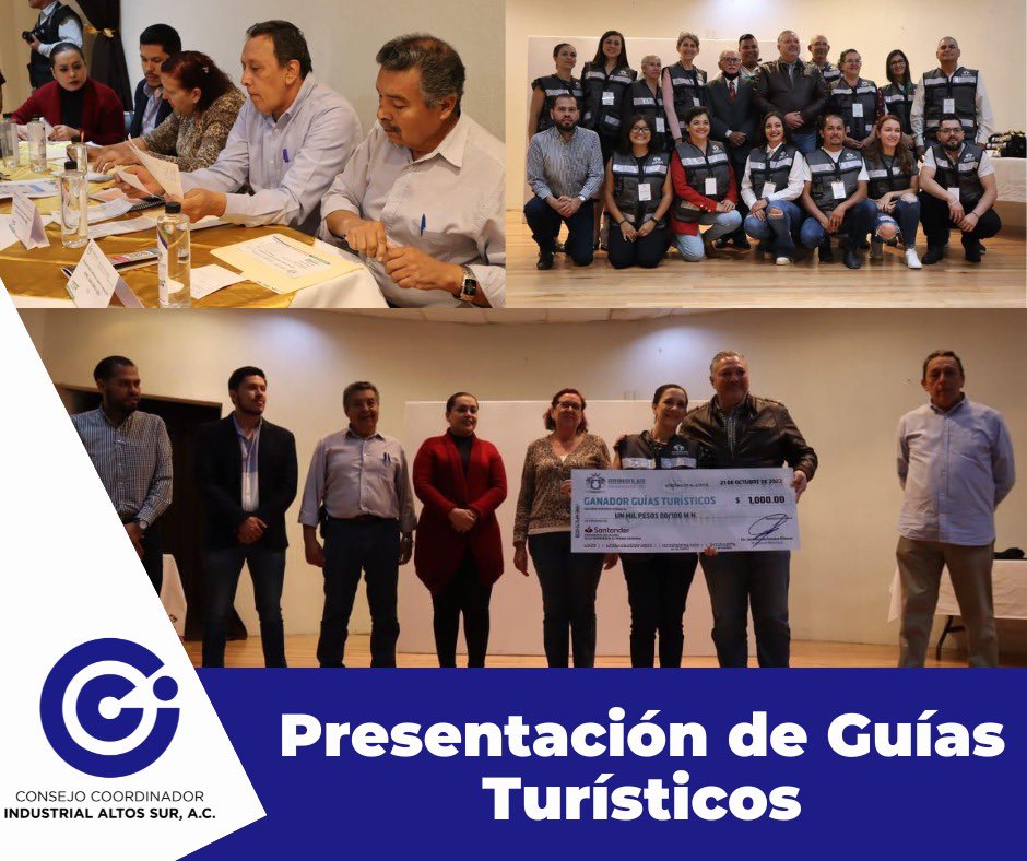 CCIAS_Jalisco's tweet photo. Nos tocó ser parte del jurado al equipo #CCIAS con nuestra Dir. Patricia Arenas, en representación de nuestro Pdte MBA. @LuisglezCCIAS y nuestro socio el Arq. Javier Rodríguez, muchas felicidades a la ganadora y los participantes por estas innovaciones para aplicar en #Atotonilco https://t.co/GcgCwuK5AX
