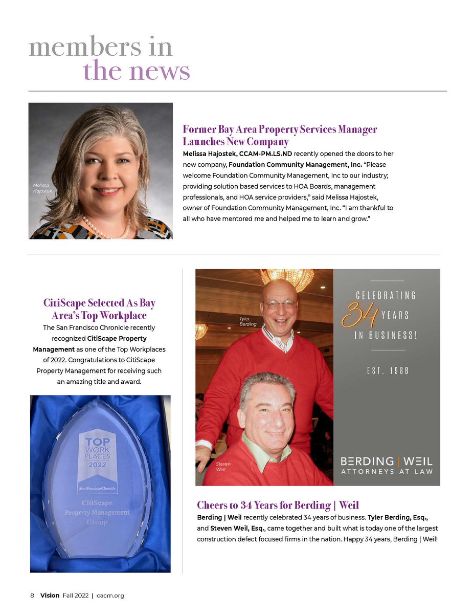 CACMchat's tweet photo. Members: Be featured in the next #VisionMagazine! We're looking for member news to include in our Winter issue. Did you hire or promote someone? Win an award or accolade? Celebrate a company milestone? Share it with the industry! Email communications@cacm.org for consideration! https://t.co/HNSdzsjSTB