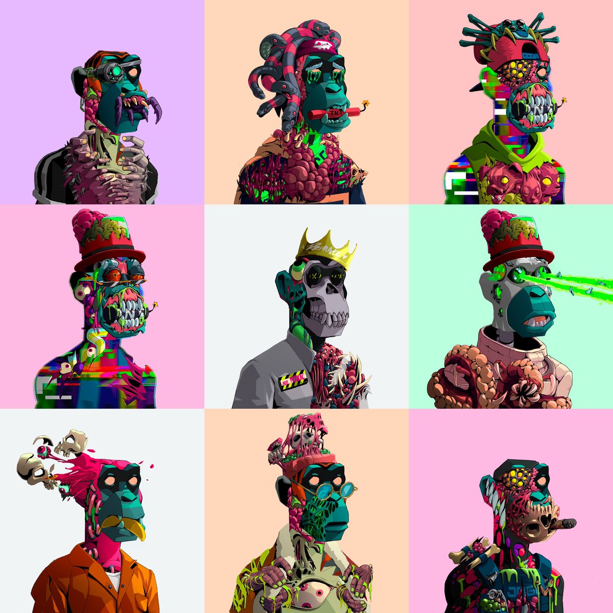 Final toxifications are in on my <a href="/Primatesnft/">Primates🌿</a>. Such a fun and cool experience. Most all these guys in quarantine to get ready for the lab!!