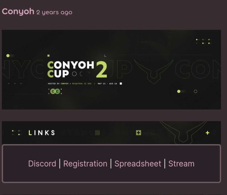 flezlin's tweet photo. okay this has nothing to do with the original post but what the fuck is this
this is my first time seeing this tourney but they just copied their design from conyoh cup and its not even subtle 🤦 https://t.co/E2CUKbUoFW