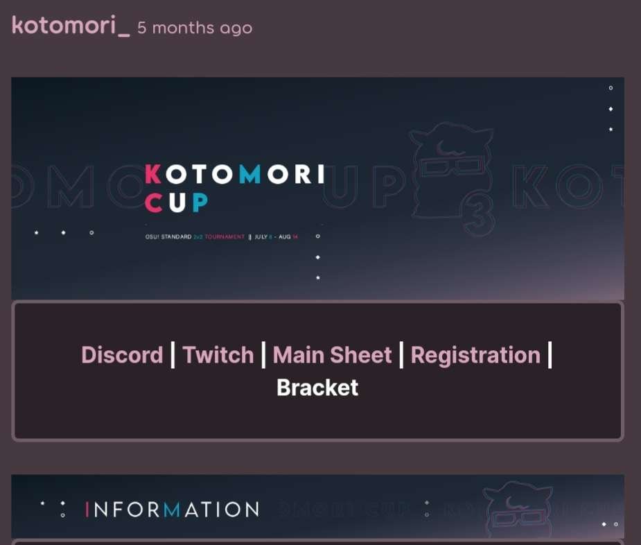flezlin's tweet photo. okay this has nothing to do with the original post but what the fuck is this
this is my first time seeing this tourney but they just copied their design from conyoh cup and its not even subtle 🤦 https://t.co/E2CUKbUoFW