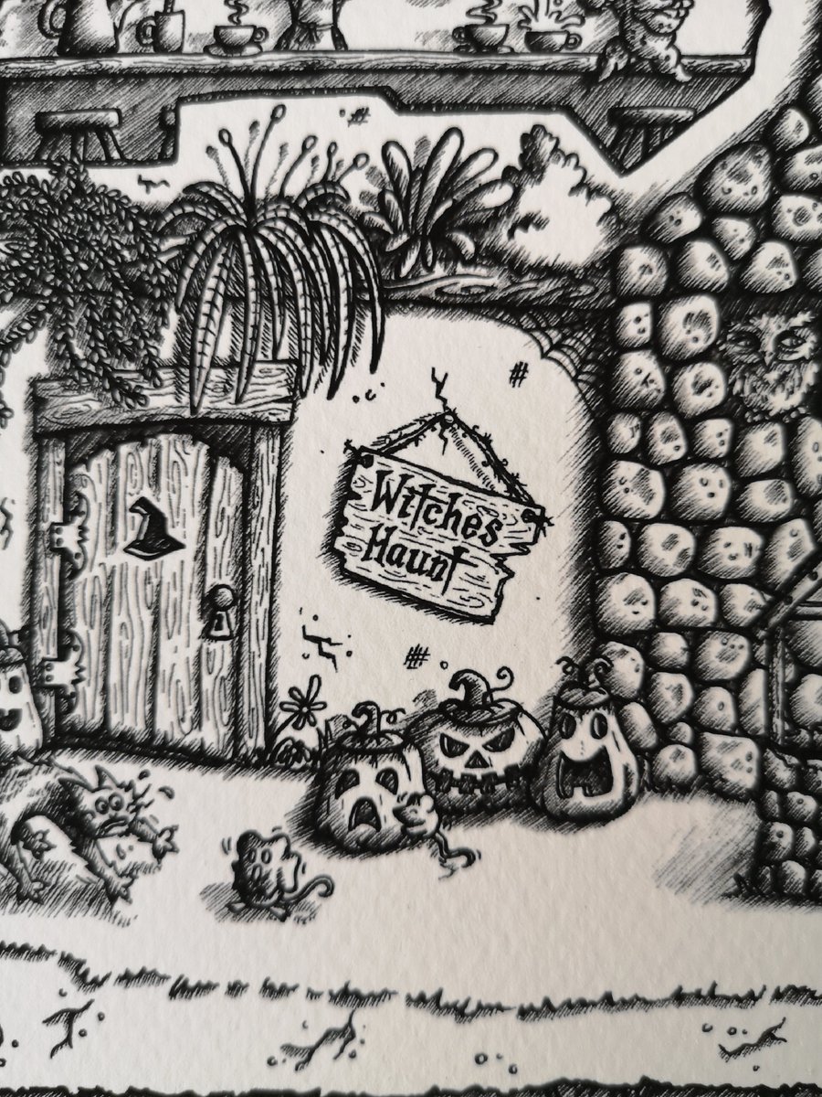 weebird20art's tweet photo. My second Wimmelbilder the Witches Haunt is now also available in A4 size!

You can get both the original size, and the new A4 size at my Etsy store!

https://t.co/AVTgAj0kBm

#Halloween #HocusPocus #wimmelbild #pendrawing https://t.co/mhQKjLaH80